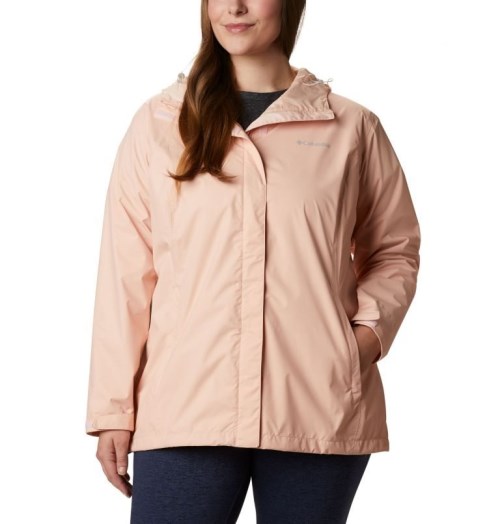 Columbia Arcadia II Jakke Dame Korall | Plus Size 82076U